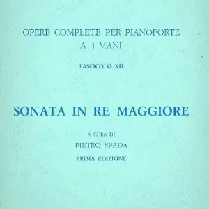 Sonata re maggiore per piano a 4 mani Zertifiziert