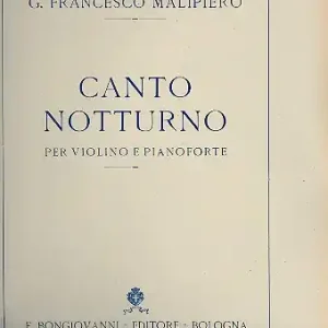 Canto notturno per violino e pianoforte Garantierte Lieferung