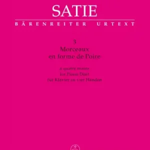 3 Morceau en forme de poire für Klavier zu 4 Händen Expressversand