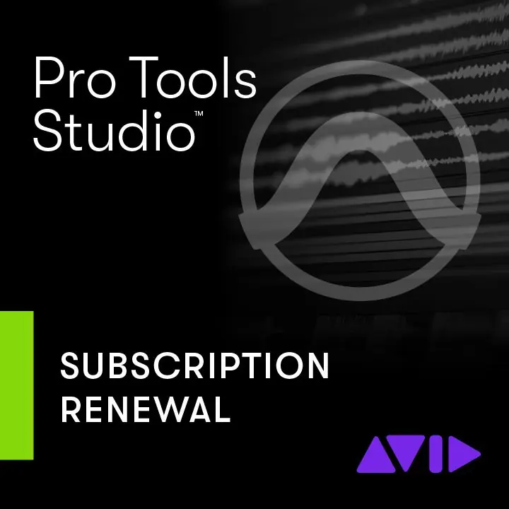 Avid PRO TOOLS STUDIO 1-Year Subscription Renewal (Jahreslizenz-Verlängerung) ESD Aktuell