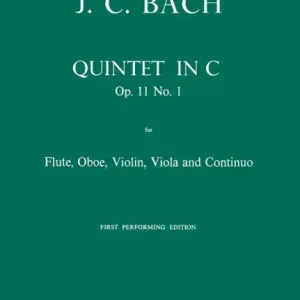 Garantierte Lieferung Quintett C-Dur op.11,1 für Flöte, Oboe, Violine, Viola und Bc