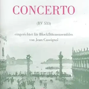 Konzert F-Dur RV533 für 3-6 Blockflöten (Ensemble) Sonderaktion