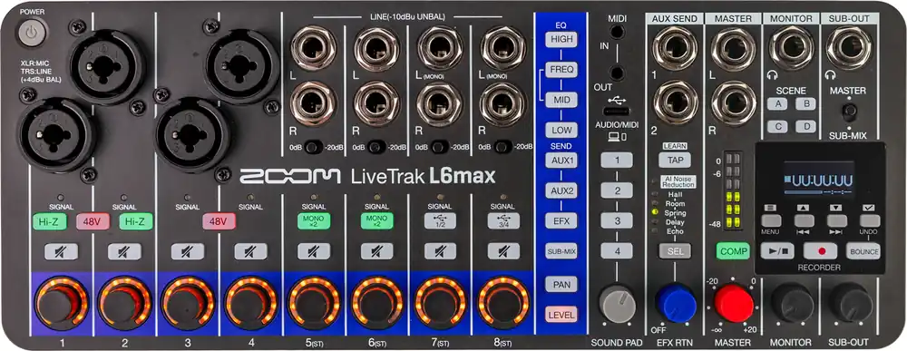 Saisonangebot Zoom LiveTrak L-6max