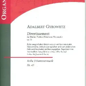 Divertissement A-Dur op.50 für Violine, Violoncello und klavier Finale Aktion
