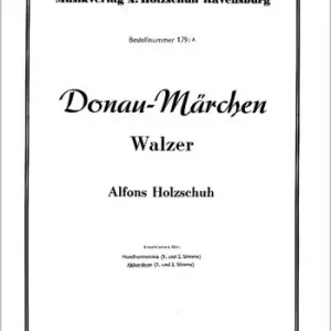 Top-Preis Donaumärchen Walzer für Akkordeon 2 Stimmen
