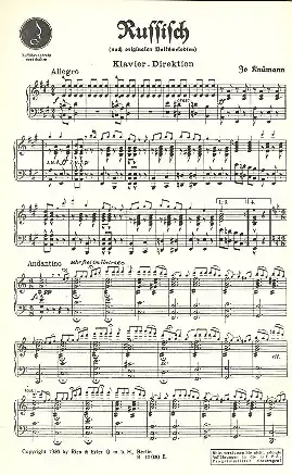 Russisch für Violine und Klavier Preis Gesenkt