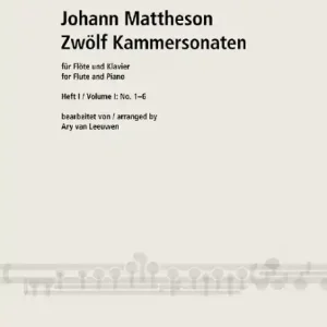 Echt 12 Kammersonaten Band 1 (Nr.1-6) für Flöte und Klavier
