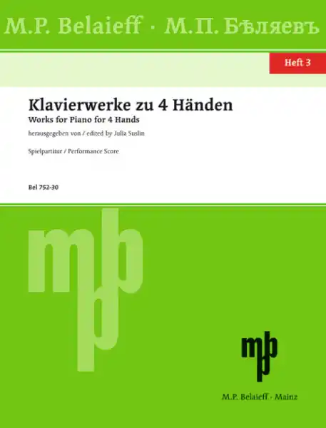 Mega-Angebot Klavierwerke zu 4 Händen Band 3 (+CD) für Klavier zu 4 Händen