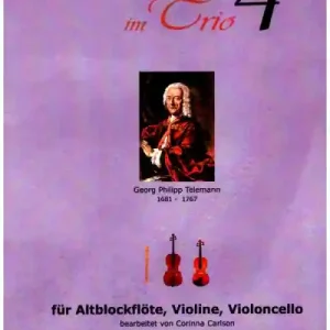 Bestseller Musik im Trio Band 4 für Altblockflöte, Violine und Violoncello