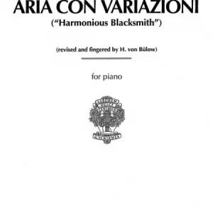 Sonderangebot Aria con variazioni for piano