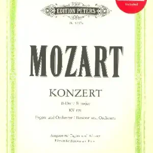 Konzert B-Dur KV191(+CD) für Fagott und Orchester Beliebt
