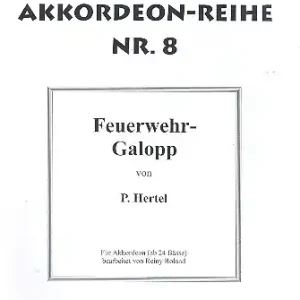 Feuerwehr-Galopp für Akkordeon Neuheit