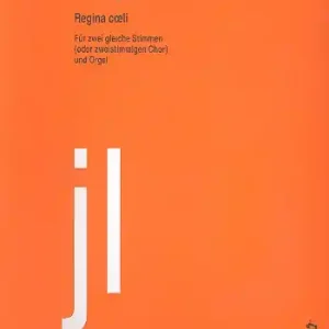 Regina coeli für 2 gleiche Stimmen (Chor) und Orgel Gratis Versand