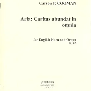 Caritas abundat in omnia op.482 pour cor anglais et orgue Abverkauf
