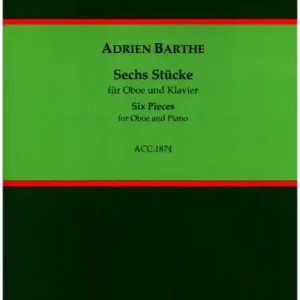 Ausverkauf 6 Stücke für Oboe und Klavier