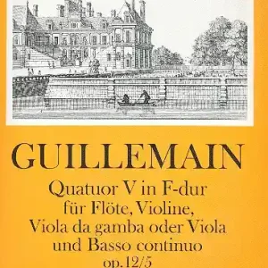 Quartette d-Moll 12,5 für Flöte, Violine, Viola da gamba (Viola) und BC Schnäppchen