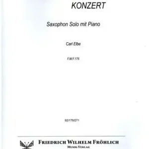 Konzert in einem Satz für Altsaxophon und Orchester Jetzt Kaufen