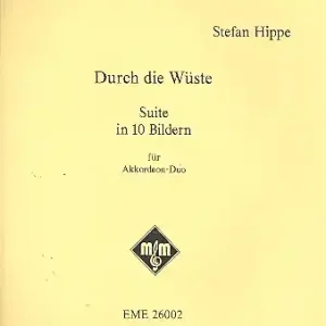 Durch die Wüste für 2 Akkordeons Spielpartitur Neuheit