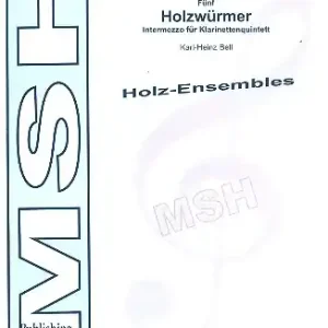 Super-Preis 5 Holzwürmer Intermezzo für 5 Klarinetten