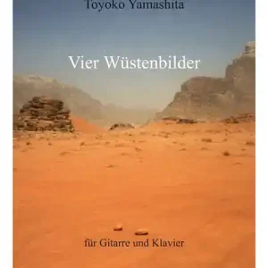 Neuheit 4 Wüstenbilder für Gitarre und Klavier