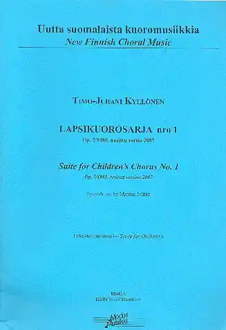 Finale Aktion Suite no.1 op.7a for children's chorus and instruments