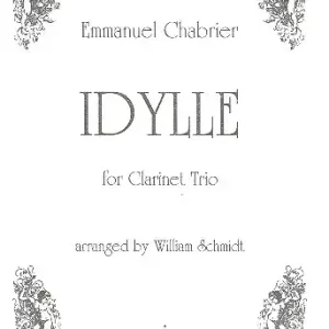 Idylle for 2 clarinets and bass clarinet Billig