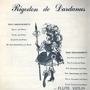 Expressversand Rigodon de Dardanus for flute, violin and piano