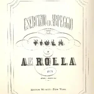 Esercizo ed Arpeggio for viola Wochenendangebot