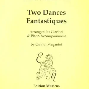 2 Dances fantastiques for clarinet and piano Preisreduziert