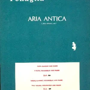 Aria Antica for flute, violoncello and piano Echt