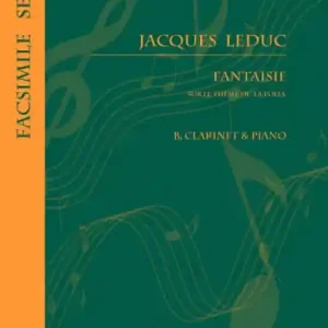 Fantaisie sur le thème de La Folia pour clarinette et piano Preiswert