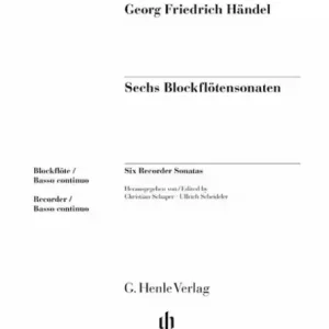 Nur Heute 6 Blockflötensonaten für Blockflöte und Bc