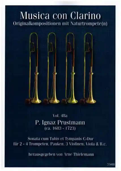 Sonata cum Tubis et Tympanis C-Dur für 2-4 Trompeten, Pauken, 3 Violinen, Viola und Bc Abverkauf