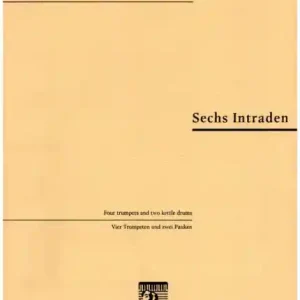 6 Intraden für 4 Trompeten und 2 Pauken Abverkauf