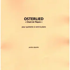 Rabatt Osterlied "Chant de Pâques" pour quintette à vent and piano