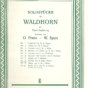 Direktkauf Gavotte für Horn und Klavier