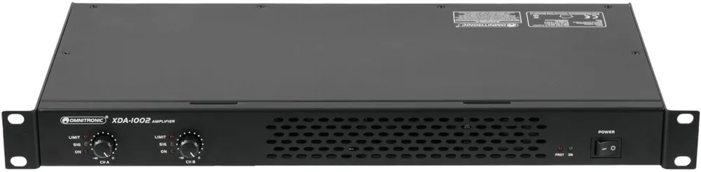 Omnitronic XDA-1002 Class-D-Verstärker Sichere Zahlung