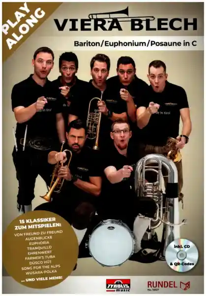 Viera Blech - Play along (+CD) für Bariton/Euphonium/Posaune in C Billig