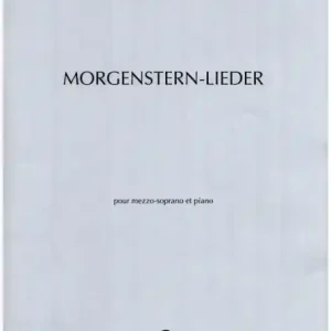 Morgenstern-Lieder pour mezzo-soprano et piano Preis Gesenkt