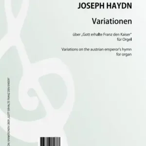 Variationen über 'Gott erhalte Franz den Kaiser' für Orgel Sonderangebot