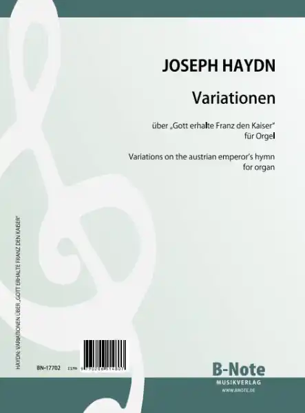Variationen über 'Gott erhalte Franz den Kaiser' für Orgel Sonderangebot