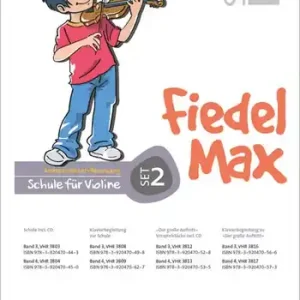 Aktuell Fiedel-Max Violine Set 2 (je 4 mal Bände 3 und 4)