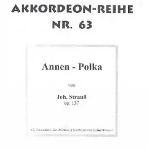 Annen-Polka op.137 für Akkordeon Neue Ware