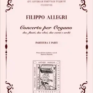 Concerto per organo, 2 flauti, 2 oboi, 2 corni e archi Highlight