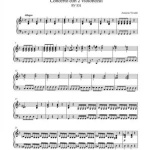Konzert g-Moll RV531 für 2 Violoncelli, Streicher und Bc Meistverkauft