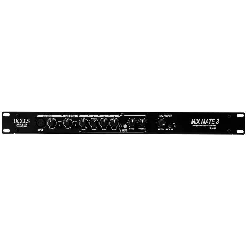 Rolls RM-69 MixMate III 2Mic, 4AuxCinch Knallerangebot
