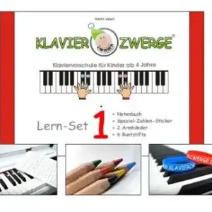 Angebot Klavierzwerge Band 1 Set (Buch +Sticker +Armbänder +Buntstifte)
