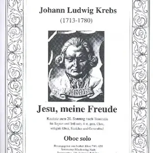 Direkt Vom Hersteller Jesu meine Freude für Soli, gem Chor, Oboe, Streicher und Bc