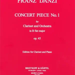 Concert Piece B flat Major no.1 op.45 for clarinet and orchestra Mega-Angebot