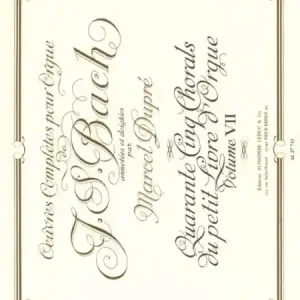 Oeuvres completes pour orgue vol.7 45 chorals du petit livre... Abverkauf